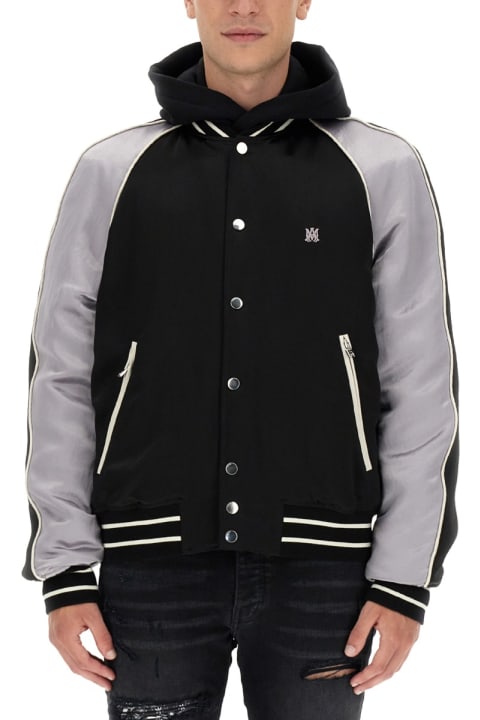 Coats & Jackets for Men AMIRI Varsity Jacket With Logo Embroidery