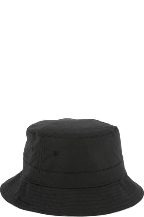 ウィメンズ 帽子 Barbour Logo Embroidered Bucket Hat