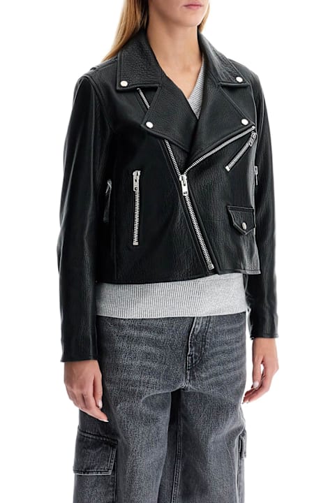 Ivy Oak for Women Ivy Oak Lenny Sue Leather Biker Jacket