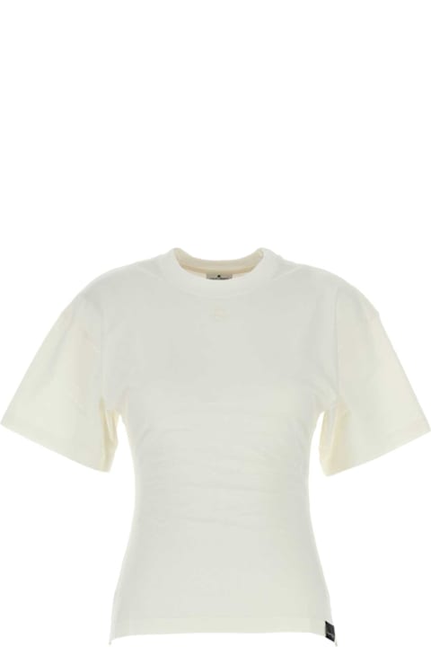 Courrèges for Kids Courrèges White Cotton T-shirt
