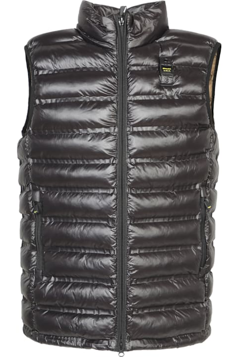 Blauer Clothing for Men Blauer Atlantic Black Vest