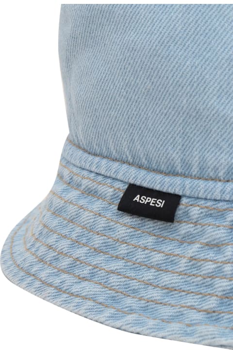 ガールズ Aspesiのアクセサリー＆ギフト Aspesi Denim Bucket Hat