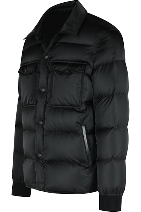 Tom Ford Coats & Jackets for Men Tom Ford Black Polyester Down Jacket