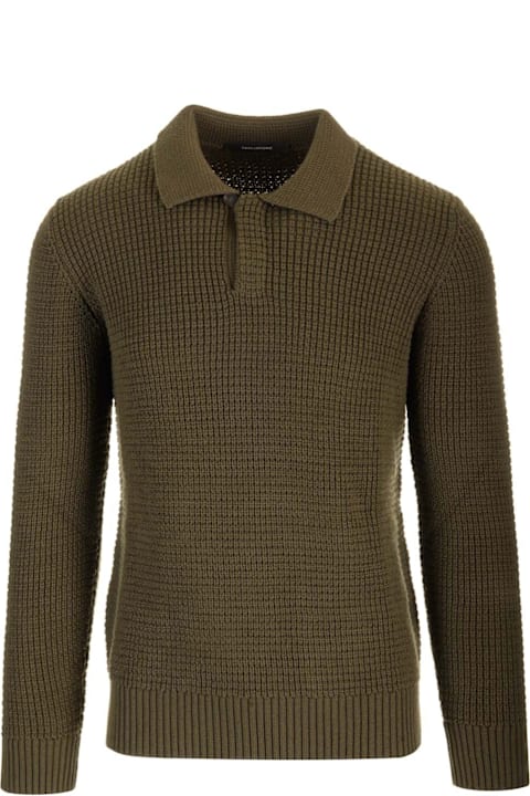 Clothing for Men Tagliatore Wool Polo Shirt