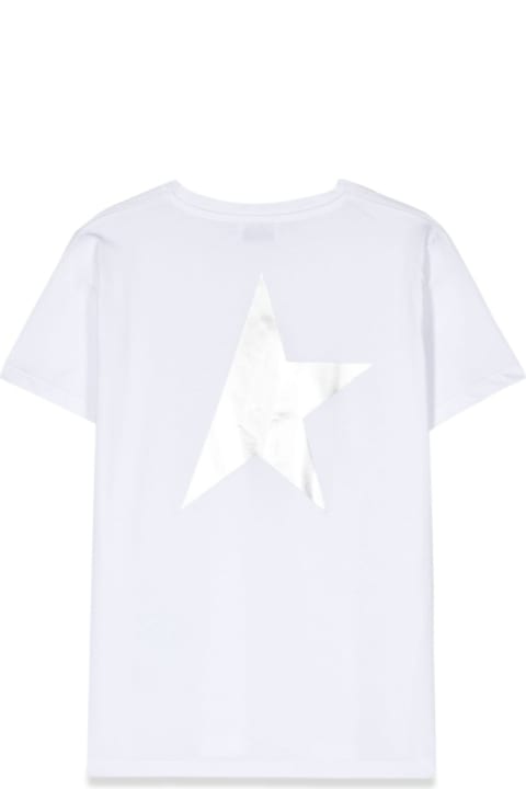 ガールズのセール Golden Goose Star/ Boy's T-shirt S/s Logo/ Big Star Printed