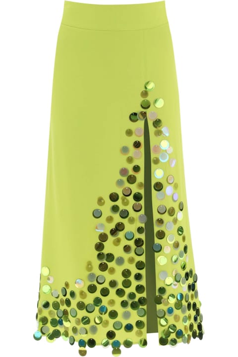 Midi Skirt With Maxi Sequins