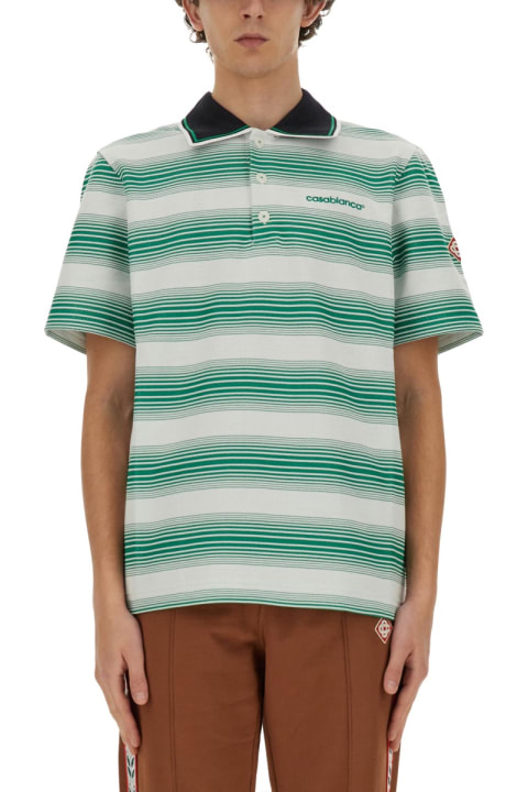 Casablanca Topwear for Men Casablanca Cotton Interlock Polo Shirt
