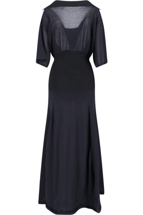 Victoria Beckham فساتين لـ السيدات Victoria Beckham Panelled Maxi Dress