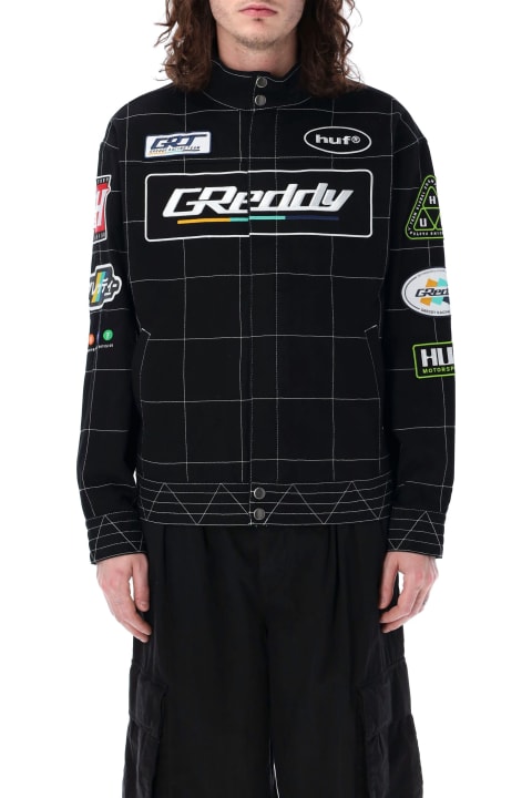 HUF Clothing for Men HUF Greddy Racing Jacket