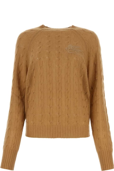 ウィメンズ新着アイテム Etro Camel Cashmere Sweater