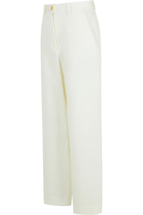 Khaite for Women Khaite Gari' White Cotton Pants