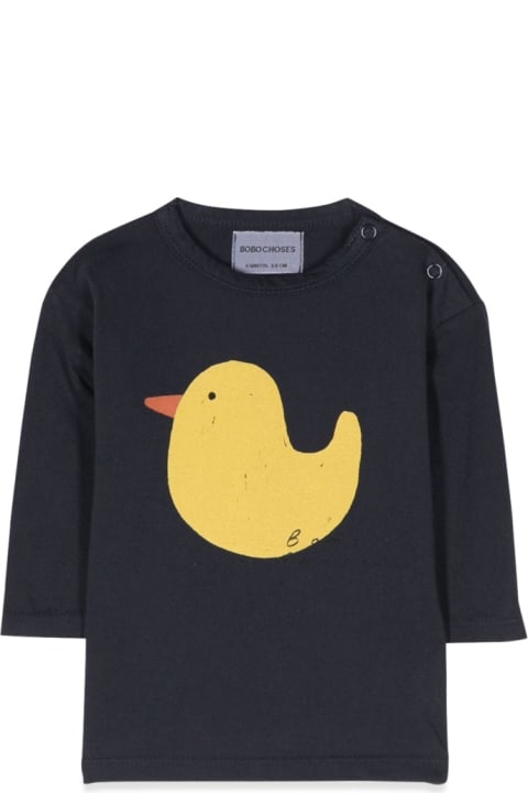 ベビーボーイズ Bobo ChosesのTシャツ＆ポロシャツ Bobo Choses Rubber Duck Ml Tshirt