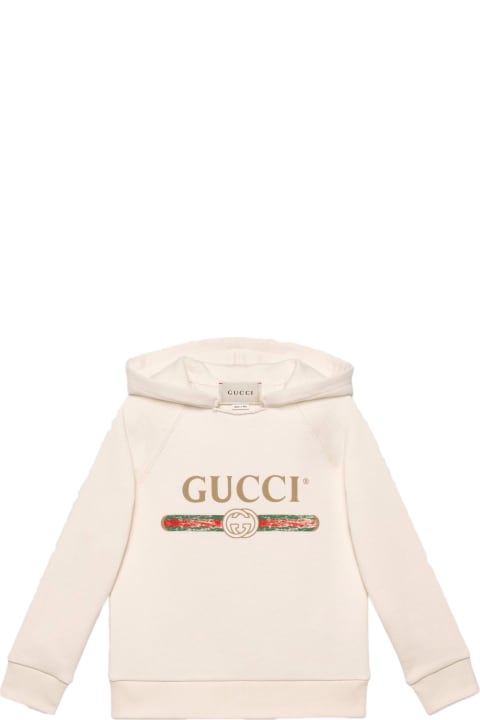 Gucci Sweaters & Sweatshirts for Kids Gucci Gucci Kids Sweaters White