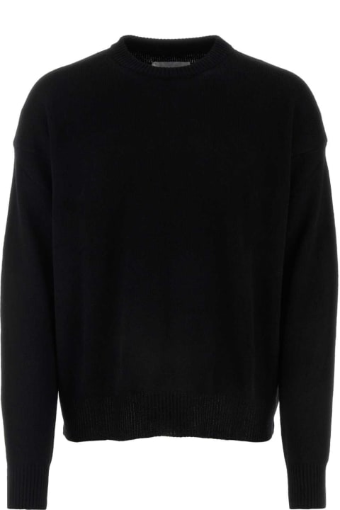 Sweaters for Men Jil Sander Black Cashmere Sweater