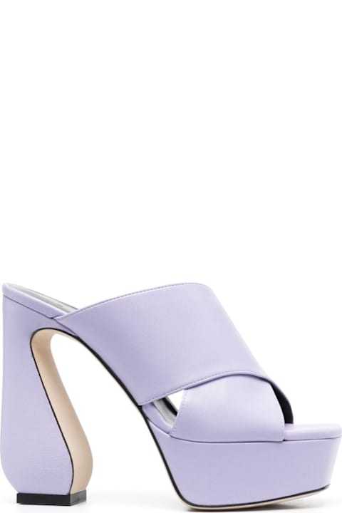 Homeware SI Rossi Leather Heel Mules