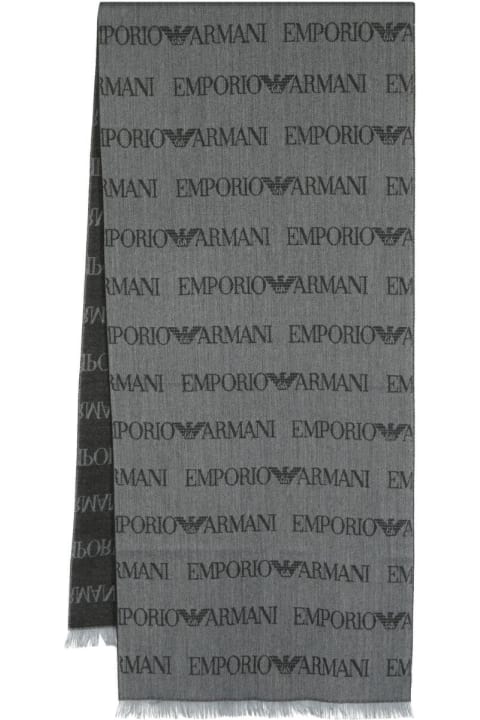 Emporio Armani Scarves for Men Emporio Armani Man`s Scarf 43x185 Cm