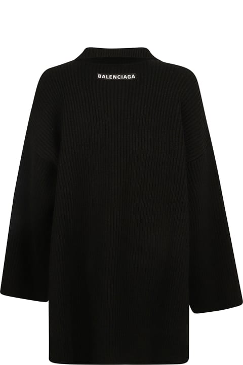 Fleeces & Tracksuits for Women Balenciaga Half-zip High Neck Poncho