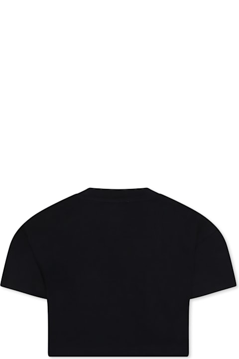 Homeware Marc Jacobs Black T-shirt For Girl With Logo