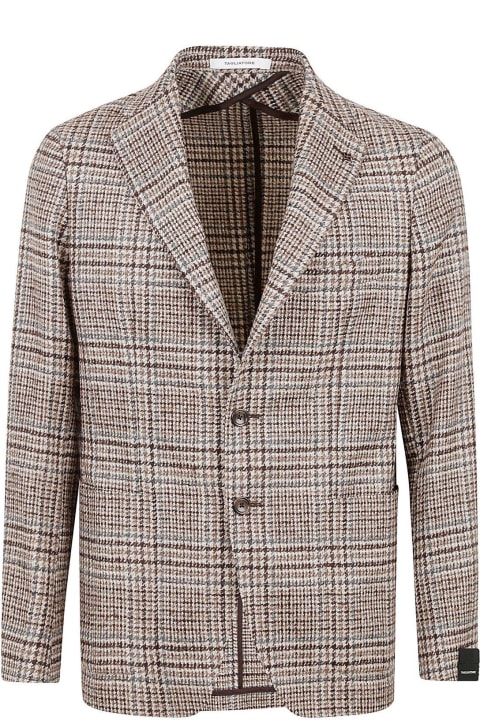 Tagliatore Coats & Jackets for Men Tagliatore Checked Single-breasted Blazer