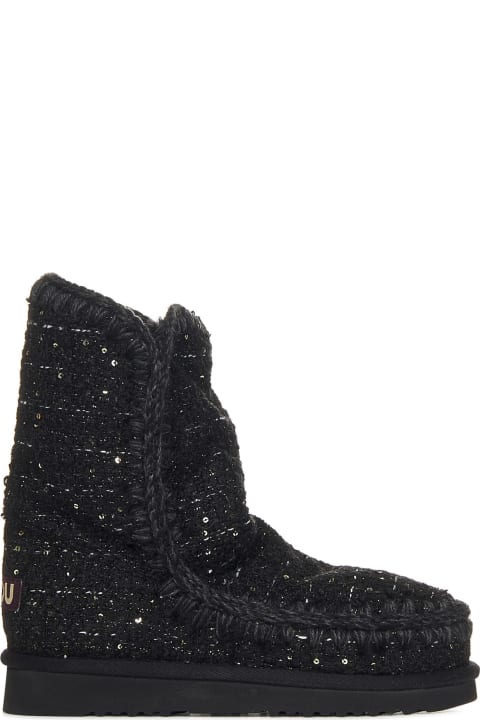 Mou Shoes for Women Mou Eskimo 24 Textile -tweed Boots