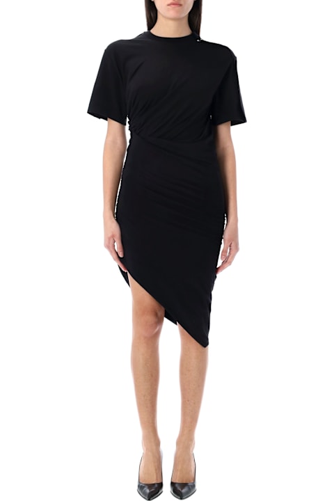 Mugler لـ Men Mugler Draped Pierced Day Dress
