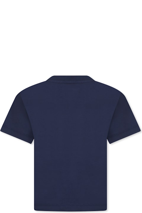 Homeware Max&Co. Blue T-shirt For Girl With Logo