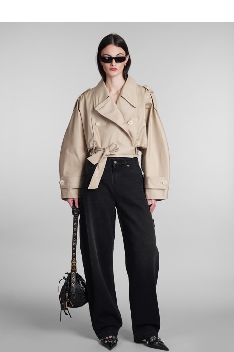 DARKPARK Coats & Jackets for Women DARKPARK Penelope Casual Jacket In Beige Cotton