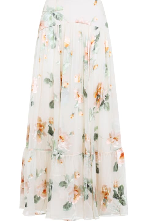 Zimmermann for Men Zimmermann Carousel Burnout Midi Skirt