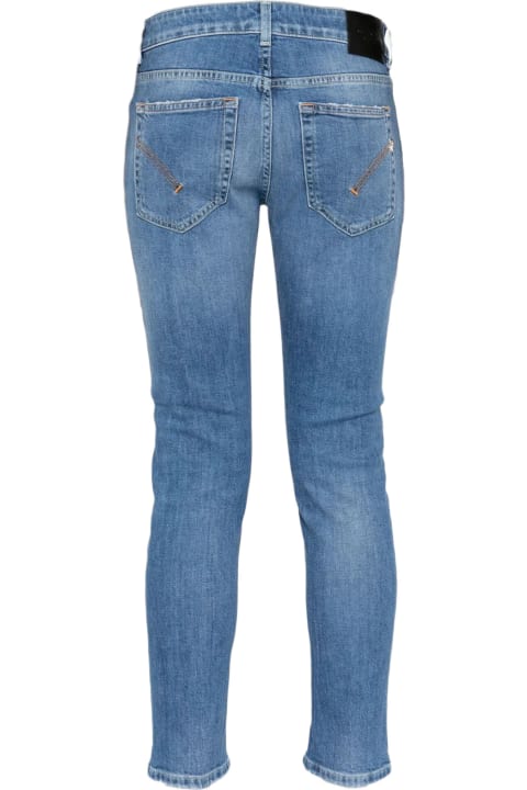 Clothing for Women Dondup Light Blue Organic Cotton Blend Jeans