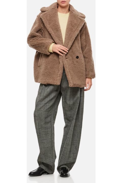 Max Mara Coats & Jackets for Women Max Mara Espero Teddy Button-up Short Coat