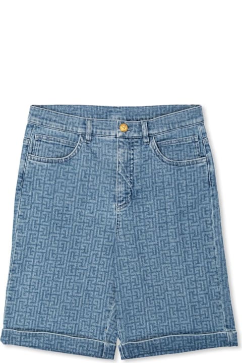 Bottoms for Boys Balmain Shorts Denim