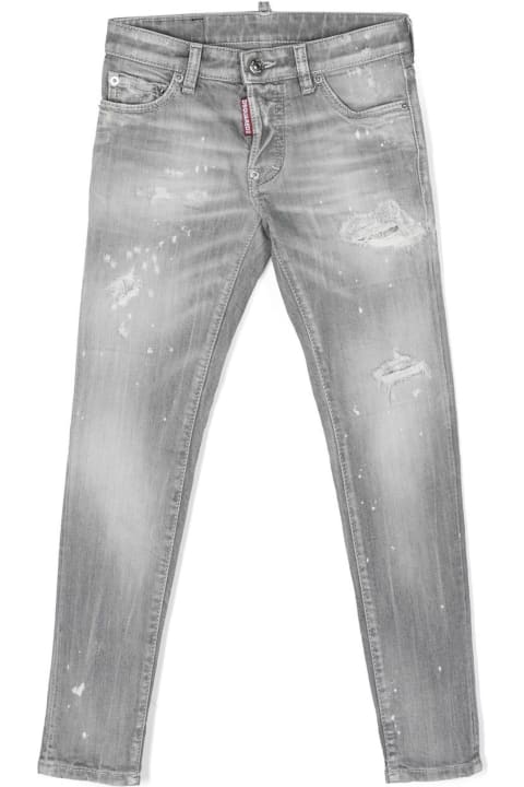 Bottoms for Boys Dsquared2 Dsquared2 Jeans Grey