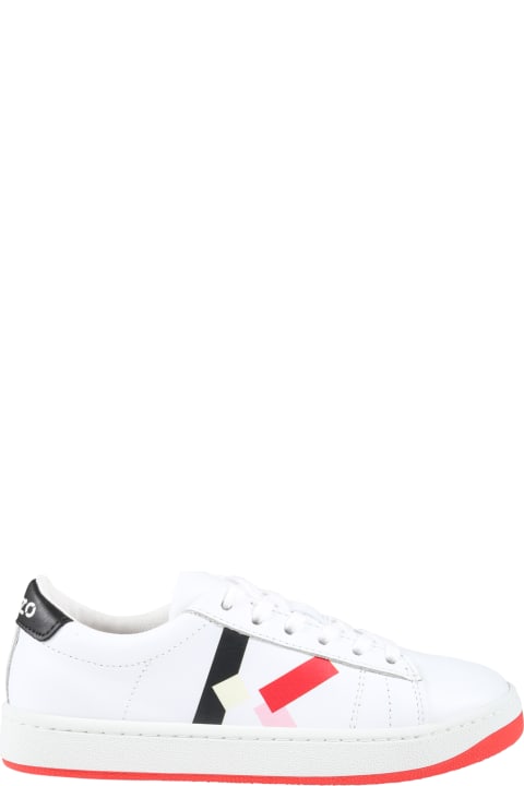 Shoes for Boys Kenzo Kids Sneakers Bianco