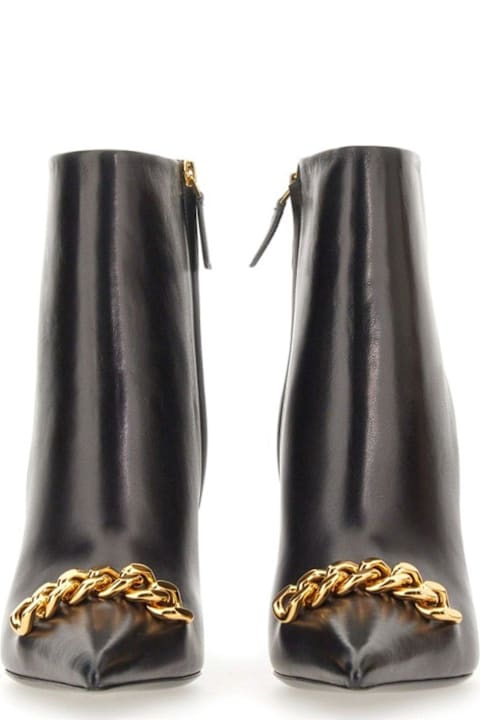 Tom Ford Boots for Women Tom Ford Chain-linked Stiletto-heel Boots