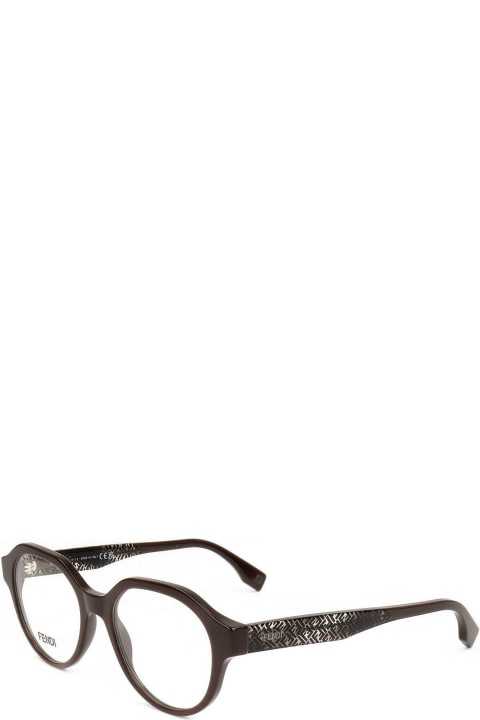 Eyewear for Men Fendi Eyewear Round Frame Glasses