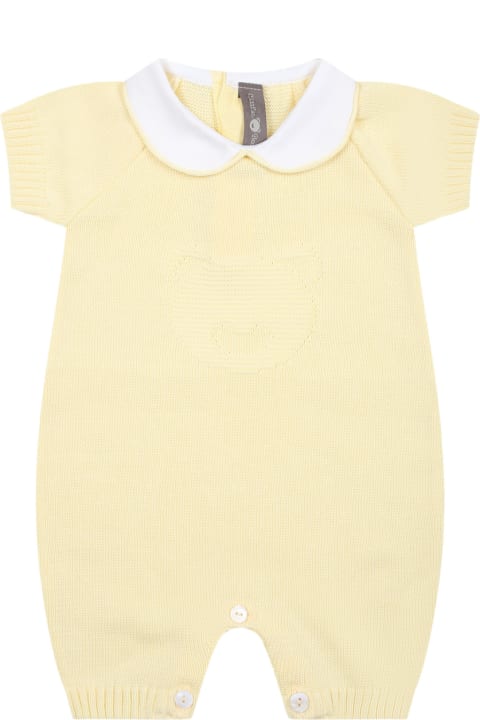 Bodysuits & Sets for Baby Girls Little Bear Yellow Romper For Baby Kids