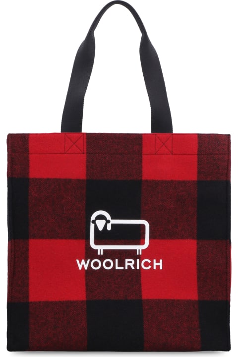 Woolrich Totes for Women Woolrich Logo Detail Tote Bag