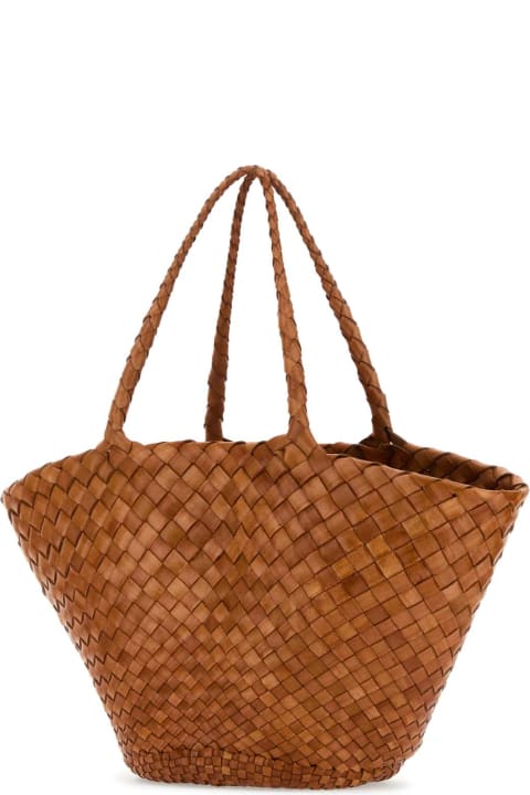 Dragon Diffusion Bags for Women Dragon Diffusion Brown Leather Egola Shoulder Bag