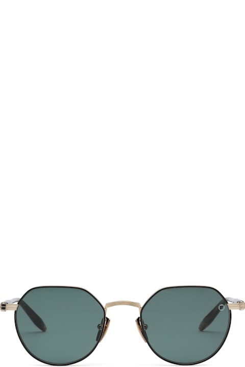 Homeware Akoni Themis - Brushed 12k Gold / Green Tortoise Swirl Sunglasses