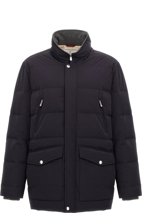 Brunello Cucinelli Coats & Jackets for Men Brunello Cucinelli Hooded Down Jacket