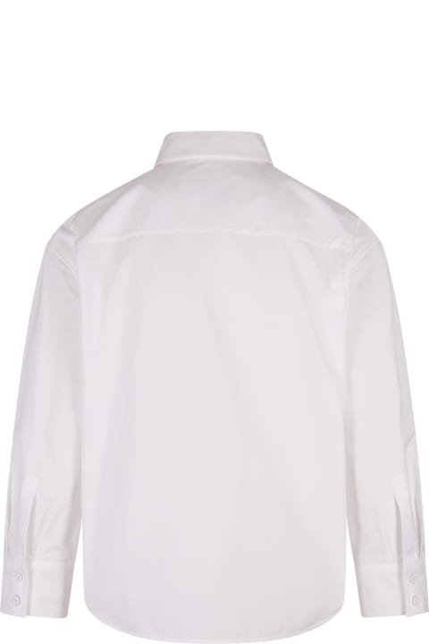 Homeware Jil Sander White Poplin Cropped Shirt
