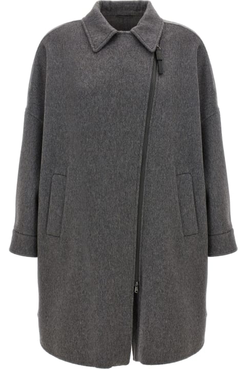 Coats & Jackets for Women Brunello Cucinelli Cocoon Coat