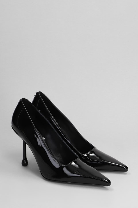 Jimmy Choo High-Heeled Shoes for Women Jimmy Choo Ixia 95 Pumps In Black Patent Leather