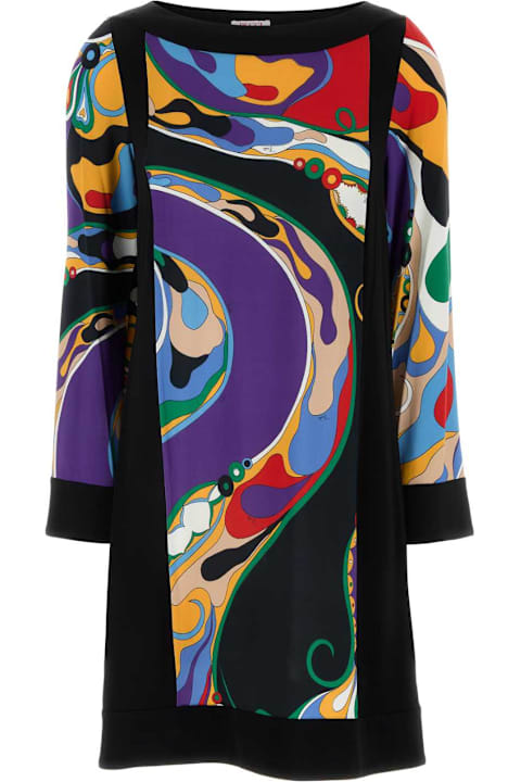 Homeware Pucci Printed Stretch Viscose Mini Dress