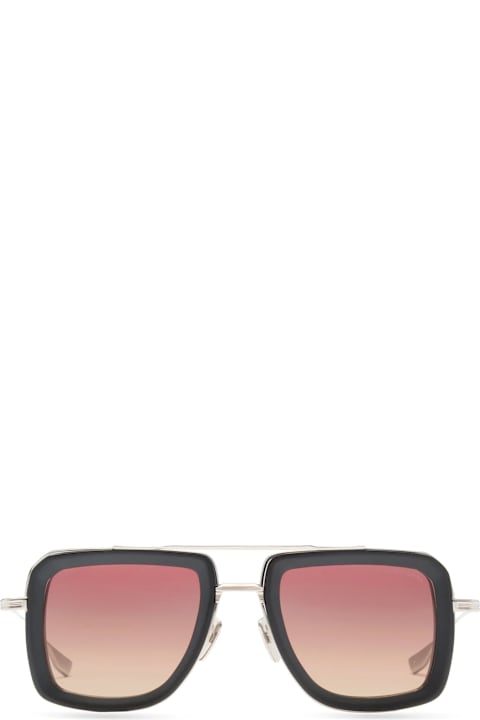 Dita Eyewear for Women Dita Dubsignal - Raw Titanium / Matte Black Sunglasses