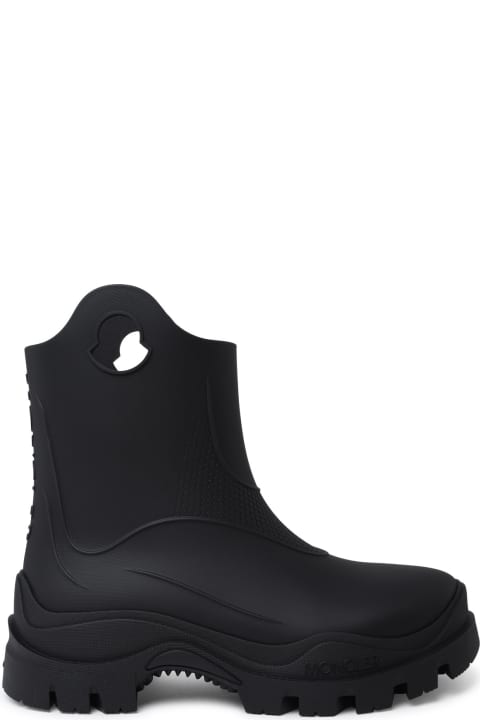 Moncler Sale for Women Moncler 'misty' Black Pvc Rain Boots