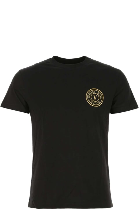 Fashion for Men Versace Jeans Couture Black Cotton T-shirt
