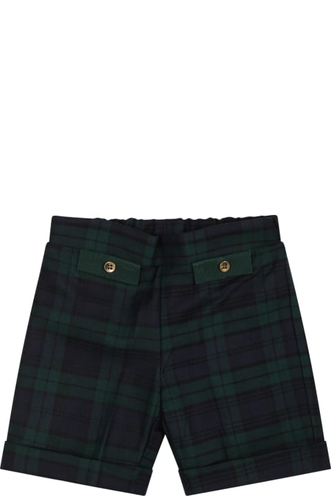Bottoms for Baby Girls La stupenderia Green Shorts For Baby Boy