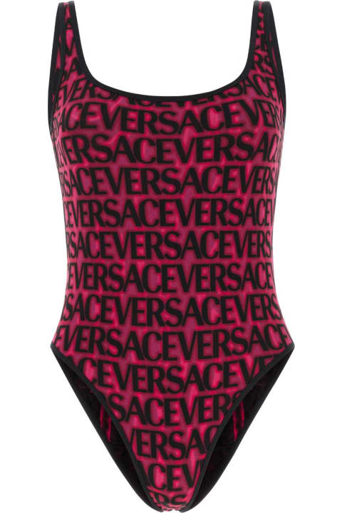 ウィメンズ Versaceの水着 Versace Printed Stretch Nylon Swimsuit