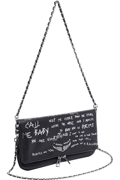 Zadig & Voltaire for Men Zadig & Voltaire Rock Graffiti Crossbody Bag